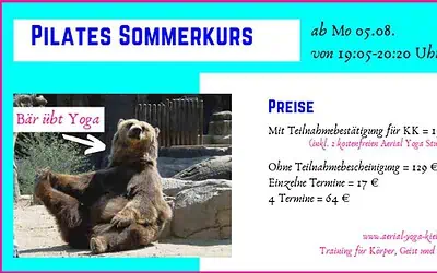 Pilates Sommerkurs – Pilates Präventionskurs